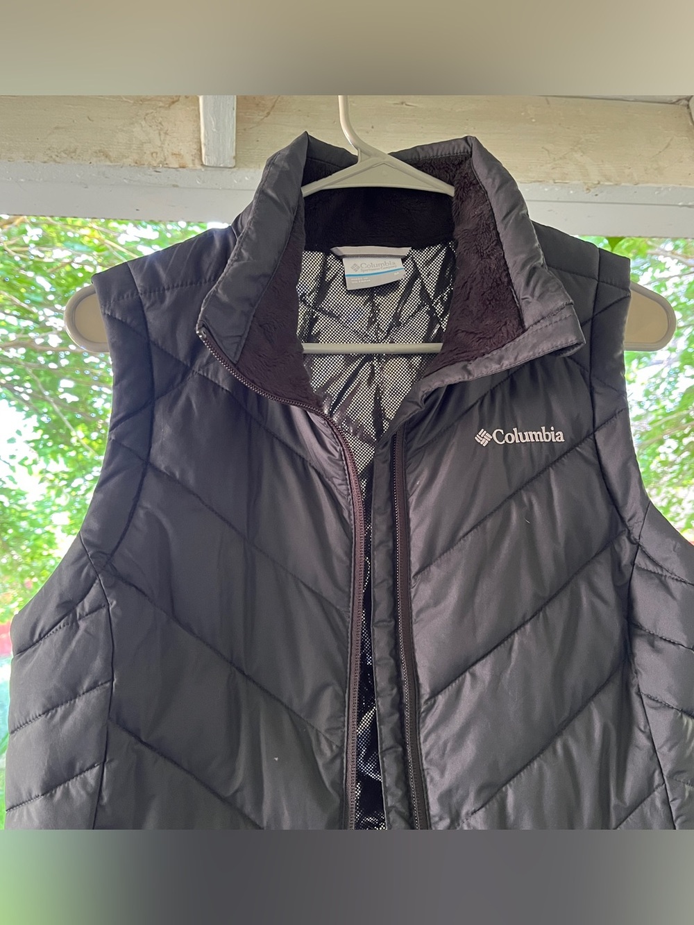 Columbia Black Quilted Insulated Vest